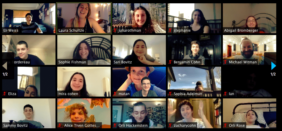 teen game night on zoom