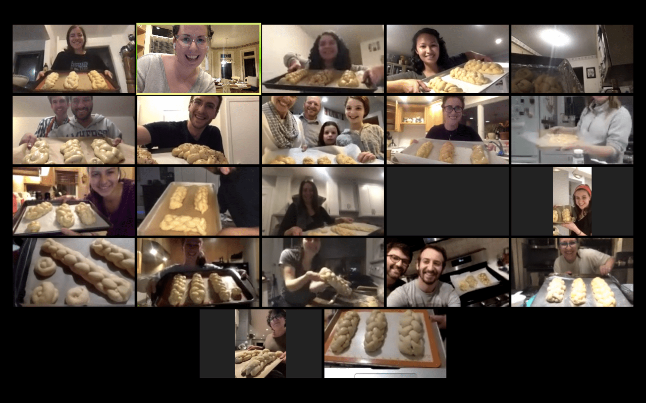 challah baking with aviv