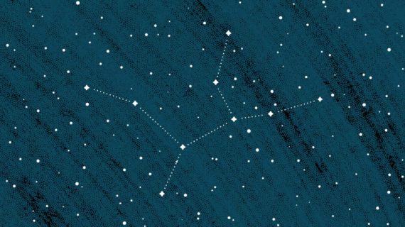 Night sky constellation